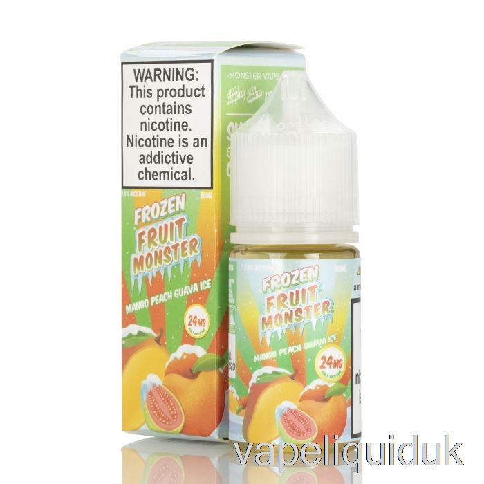 ICE Mango Peach Guava - Frozen Fruit Monster Salts - 30mL 24mg Vape Liquid